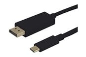 Beelscherm- en tv-kabel - Deltaco - DisplayPort cable - USB-C to DisplayPort - 50 cm - USBC-DP50
