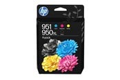 Inkt, toner en verbruiksartikelen - HP 950XL Black / 951 Cyan/Magenta/Yellow 4-Pack Original Ink Cartridges - C3WK1AE