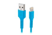 USB-kabel - SBS TECABLEUSBIP589A USB-A - Lightning Cable - Blue - TECABLEUSBIP589A