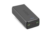 Powerbank - SBS Powerbank TTBB30000PD20K 30000 mAh 2 x USB-C 2 x USB-A - black Powerbank - Zwart - 30000 mAh - TTBB30000PD20K