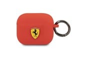 Mobiel - Covers & Cases - Ferrari Silicone Case for AirPods 3 - Red - 3666339009625