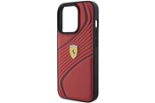 Mobiel - Covers & Cases - Ferrari Twist Metal Logo Case for iPhone 15 Pro - Red - 3666339170974