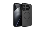 Mobiel - Covers & Cases - CRONG Hybrid Matte Magnetic - Xiaomi 15T Pro MagSafe Case (Black) - CRGHMMXM15TPBLK