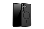 Mobiel - Covers & Cases - CRONG Hybrid Matte Magnetic - MagSafe Case Samsung Galaxy S24 (Black) - CRGHMMSGS24BLK