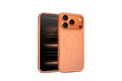 Mobiel - Covers & Cases - CRONG Hybrid Matte Magnetic - MagSafe iPhone 17 Pro Case (Orange) - CRGHMMIP1763PORG