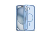Mobiel - Covers & Cases - CRONG Hybrid Matte Magnetic - MagSafe iPhone 17 Case (Blue) - CRGHMMIP1763MBL