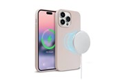 Mobiel - Covers & Cases - CRONG Color Cover Magnetic - iPhone 14 Pro Max MagSafe Case (Sand Pink) - CRG-COLRM-IP1467P-PNK