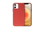 Mobiel - Covers & Cases - CRONG Essential Cover - PU Leather Case for iPhone 12 / iPhone 12 Pro (Red) - CRG-ESS-IP1261-RED