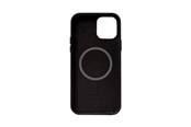 Mobiel - Covers & Cases - CRONG Essential Cover Magnetic - iPhone 12 Pro Max MagSafe Leather Case (Black) - CRG-ESSM-IP1267-BLK