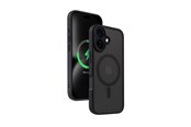 Mobiel - Covers & Cases - CRONG Hybrid Frost MAG Cover - Case with MagSafe for iPhone 16 (Black) - CRGHFMIP1661BLK