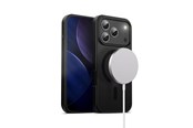 Mobiel - Covers & Cases - CRONG Hybrid Frost MAG Cover - MagSafe iPhone 17 Pro Case (Black) - CRGHFMIP1763PBLK