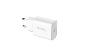 Mobiel - Adapters & Opladers - CRONG USB-C Travel Charger – USB-C Power Delivery 20W Wall Charger (White) - CRG-TUSBC20-WHI