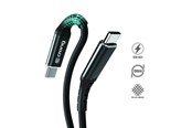 USB-kabel - CRONG Armor Link - 60W PD 3A USB-C to USB-C Cable 150cm (Black) - CRG-AL15USCC-BLK