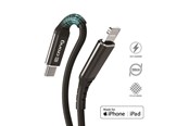 USB-kabel - CRONG Armor Link - USB-C Lightning Fast Charging MFi Cable 150cm (black) - CRG-AL15USCL-BLK