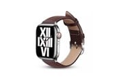 Smartwatch - Accessoires - CRONG Noble Band - Genuine Leather Strap for Apple Watch 38/40/41/42 mm (Espresso) - CRG-40NOB-ESP
