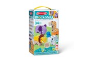 Bouw-/constructiekits - Melissa & Doug Blockables Building Set Safari Animals - 51105