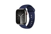 Smartwatch - Accessoires - CRONG Liquid - Apple Watch Strap 44/45/46/49 mm (Navy Blue) - CRG-44LQB-MBL
