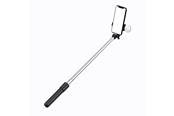 Statief - Hurtel Selfie Stick WR1YXS Telescopic Tripod 0.71m with Round Lamp - Black - 5907769360572
