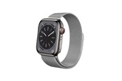 Smartwatch - Accessoires - CRONG Milano Steel - Stainless Steel Strap for Apple Watch 44/45/46/49 mm (Silver) - CRG-44MST-SLV
