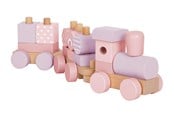 Speelgoed voor baby's - Small Foot - Wooden Train Pink - 12694