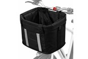 Fietsaccessoires - Wozinsky fabric bicycle basket large - black - 5907769385308