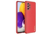 Mobiel - Covers & Cases - Dux Ducis Yolo Elegant Samsung Galaxy A72 4G Eco Leather Case Red - 6934913050422
