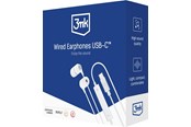 Headphones/Headsets - 3mk USB-C  Wired Headphones - white - 5903108518062