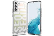 Mobiel - Covers & Cases - Ringke Fusion Design Armored Case Cover with Gel Frame Samsung Galaxy S22+ (S22 Plus) Transparent (Seoul) (F593R89) - 8809848204654