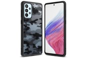 Mobiel - Covers & Cases - Ringke Fusion Matte Case Cover with Gel Frame Samsung Galaxy A73 Black - 8809848205378