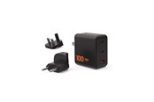 Mobiel - Adapters & Opladers - UAG SRGE 100W 3Port 2USB-C - 1USB-A Wall Charger WW Black - 9B443811V4040
