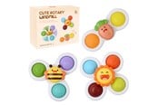 Speelgoed voor baby's - Fresh Kid Spinner toys Cute Garden 3 pcs. - 3506