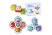 Speelgoed voor baby's - Fresh Kid Spinner toys Space 3 pcs. - 3510