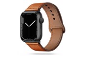 Smartwatch - Accessoires - Tech-Protect LeatherFit Strap for Apple Watch 4 / 5 / 6 / 7 / 8 / 9 / SE / Ultra 1 / 2 (42/44/45/49 mm) - Brown - 0795787713716