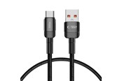 USB-kabel - Tech-Protect UltraBoost Evo Cable USB-C / USB-A 100W 5A 0.5m - Black - 5906203690701