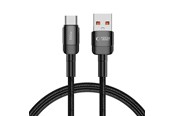 USB-kabel - Tech-Protect UltraBoost Evo Cable USB-C / USB-A 100W 5A 1m - Black - 5906203690718