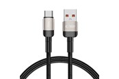 USB-kabel - Tech-Protect UltraBoost Evo Cable USB-C / USB-A 100W 5A 1m - Titanium - 5906203690749