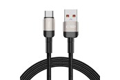 USB-kabel - Tech-Protect UltraBoost Evo Cable USB-C / USB-A 100W 5A 2m - Titanium - 5906203690756