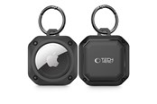 Mobiel - Covers & Cases - Tech-Protect Rough Pro Case for Apple AirTag 1/2 with Wheel - Black - 5906203691333