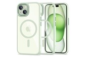 Mobiel - Covers & Cases - Tech-Protect MagMat MagSafe Case for iPhone 15 - Clear Green - 5906302307982