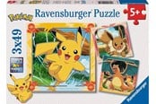 Puzzels - Ravensburger Pokémon 3x49p - 5+ - 12004062
