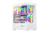 Case - Darkflash C365 Computer Case + 5 Fans - Case - Wit - C365 WHT +5F