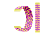 Smartwatch - Accessoires - Xplora X6Play Elastic Strap - Pink/Purple/Yellow - X6-2ELSTRAP-PINK