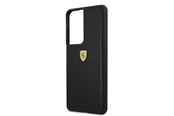 Mobiel - Covers & Cases - Ferrari On Track Perforated Case for Samsung Galaxy S21 Ultra - Black - 3700740496442