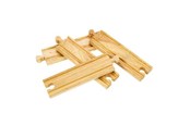 Houten speelgoed - Bigjigs Wooden Rails - Straight 4 pcs. - BJT101