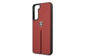 Mobiel - Covers & Cases - Ferrari Off Track Leather Nylon Stripe Case for Samsung Galaxy S21 - Red - 3700740496183