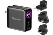 Laptop oplader - Sandberg Travel Charger PD140W Display - 441-72