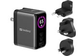 Laptop oplader - Sandberg Travel Charger PD65W Display - 441-70