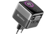 Laptop oplader - Sandberg Travel Charger PD65W Display + Cable - 441-74