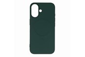 Mobiel - Covers & Cases - Hurtel Liquid Silicone Case MagSafe for iPhone 16 - Dark Green - 5907769363429