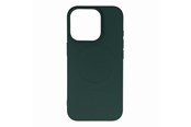 Mobiel - Covers & Cases - Hurtel Liquid Silicone Case MagSafe for iPhone 16 Pro Max - Dark Green - 5907769363443